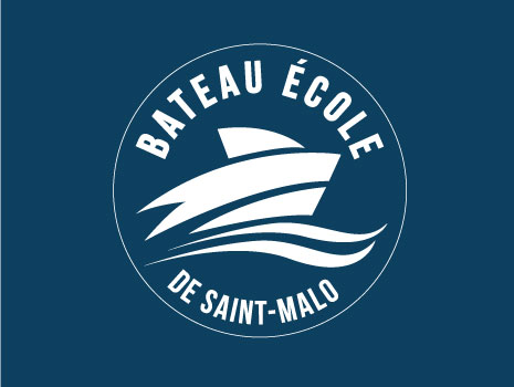 Logo réalisé par Atout-Graph pour bâteau école de Saint-Malo